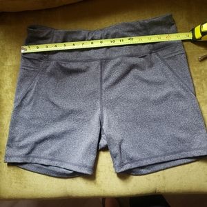 Two Pair pocket Bike shorts/ gray & blue
